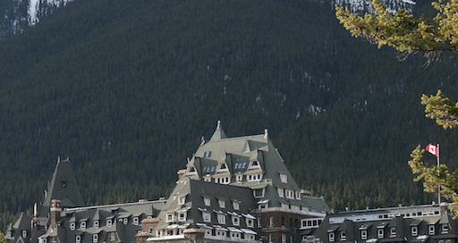 Banff Springs classic view