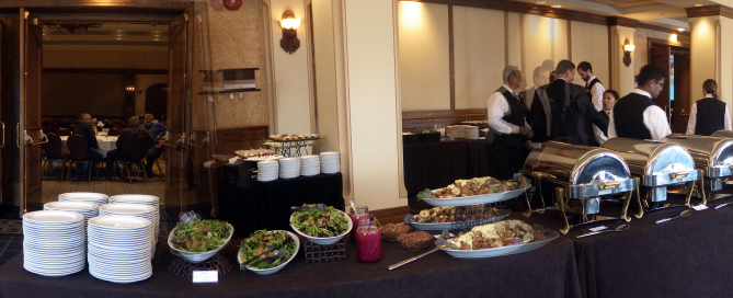 lunch buffet - composite panoramic